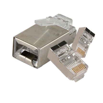 سوکت شبکه RG45 Cat6 فلزي