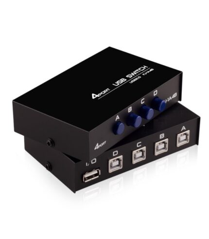 سوئيچ پرينتر 4 پورت دستي مدل A4B USB 2.1